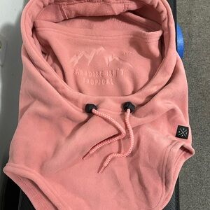 Dope Pink Hooded Fleece Neck Warmer